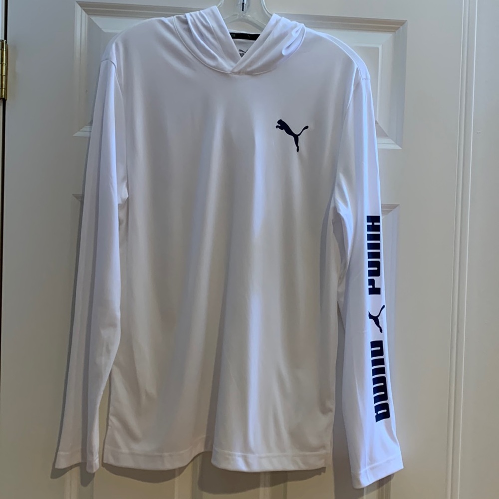 Puma White Hoodie